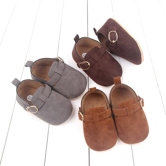 0-18months Baby Flats Soft Shoes Sole Indoor Outdoor Non-slip Walking Shoes for Infant Girls Boys
