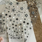 1 piece  5D silver nail stickers metal mini star nail art stickers high quality exquisite decals self-adhesive nail art stickers