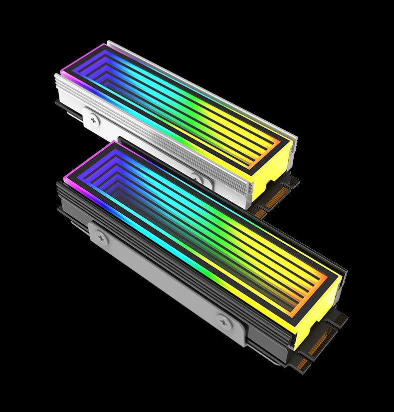 5V ARGB Sync Computer 2280 SSD M2 Radiator PC RGB M.2 Nvme Cooler Heatsink Endless Abyss Effect