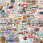 10/50/100pcs Mix Kawaii Smut Bookish Dark Romance Reading Book Stickers Aesthetic DIY Scrapbooking Notebook Laptop Phone Sticker