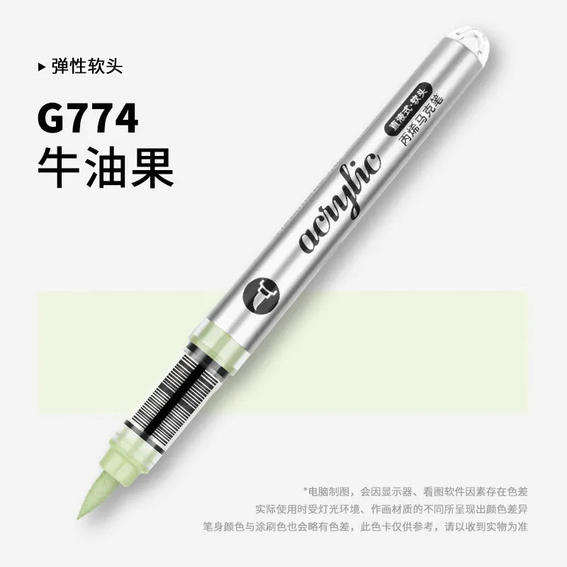 1 PC 120 Colors Acrylic Paint Marker Pens Professional Drawing Pens for Graffiti Manga School Aesthetic Stationery Art Supplies
