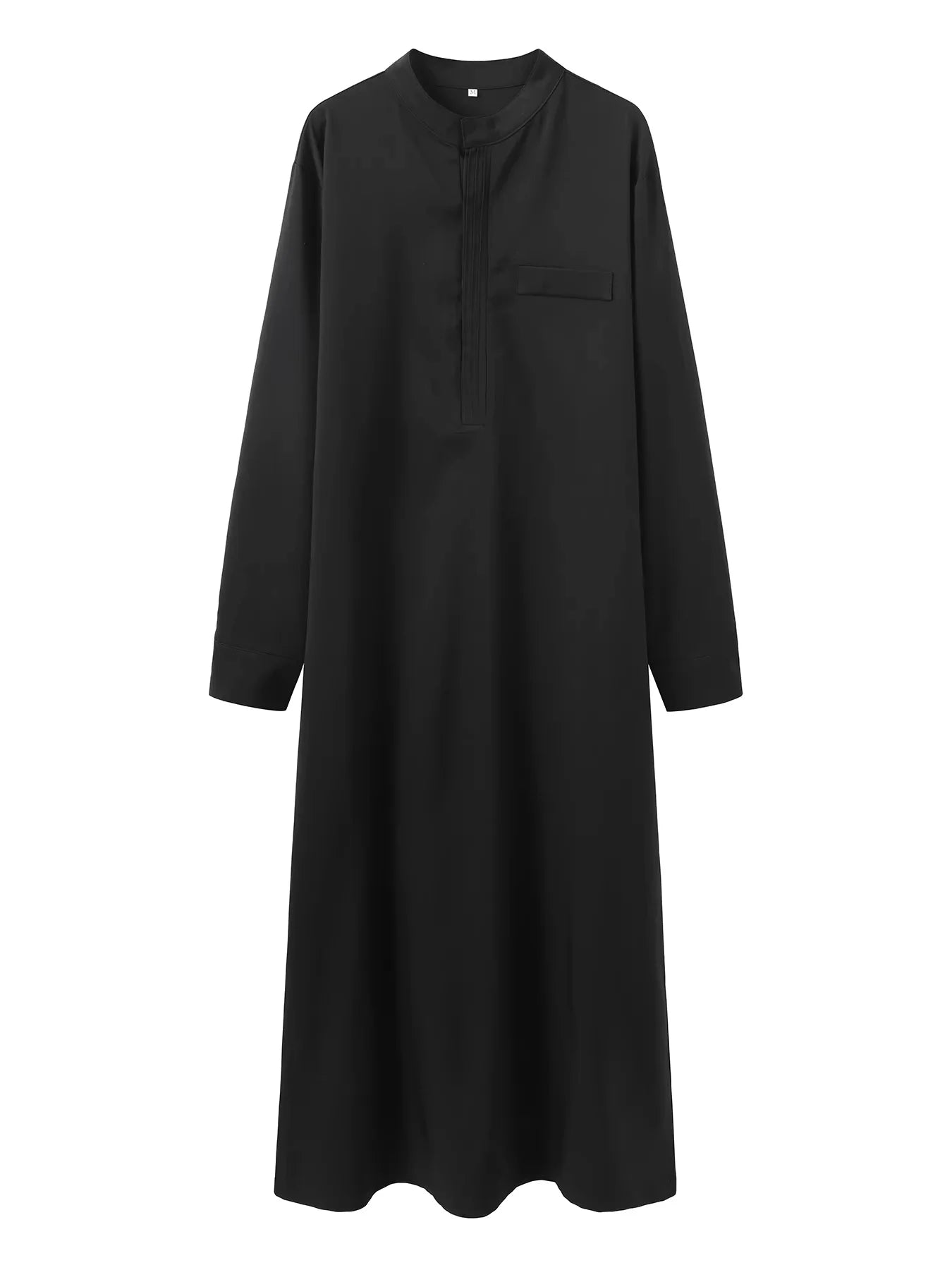 Motorcycle Brother Style, Muslim Men's Robe, Elegant Retro Embroidered Robe, Casual Loose Long Sleeve, Eid Al Fitr Men's Robe