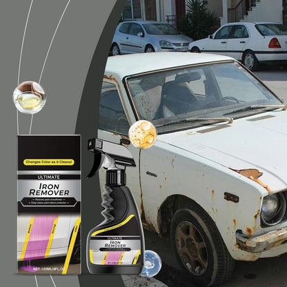 HS68-Car Rust Remover Quick Remover  Exhaust Pipe Rust Removal Spray Cleaning Metal Iron Powder Old Cars To New