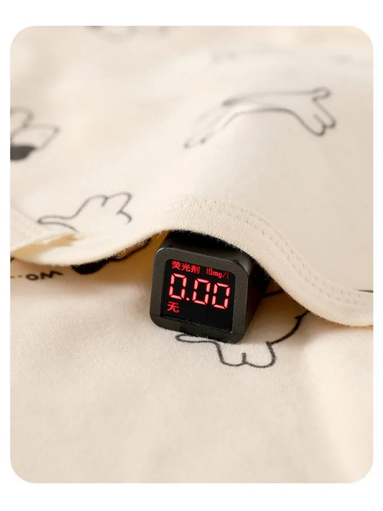 AYNIGIELL Spring Autumn 0-6 Months Baby Jumpsuit Cartoon Pattern Male and Female Infants 100%Cotton Rompers Infant Clothing