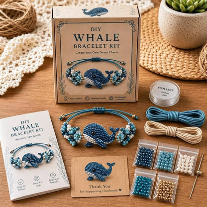DIY Beaded Bracelet Making Kit,All in 1 Jewelry Making Set Beginner-Friendly Beaded Animal Making Kits,(Non Finished Products)