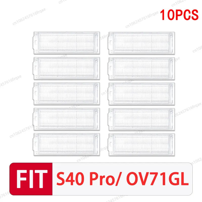 For Xiaomi S40 PRO / OV71GL Robot vacuum cleaner Accessories Main Side Brush Mop Cloth Filter Dust Bag Replacement Spare Parts