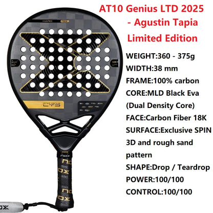 Nox 3D Carbon Fiber Power Racket, Stereo Structure Rebuild Tennis Hit Experience, Immersive Advanced Court, Tech Enabled 2023-26