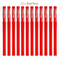 3 Gel Pens + 50 Refills Set 0.38mm Black Blue Red Ink Bulk Pens Thin Tip Journal Writing School Supplies Stationery Wholesale