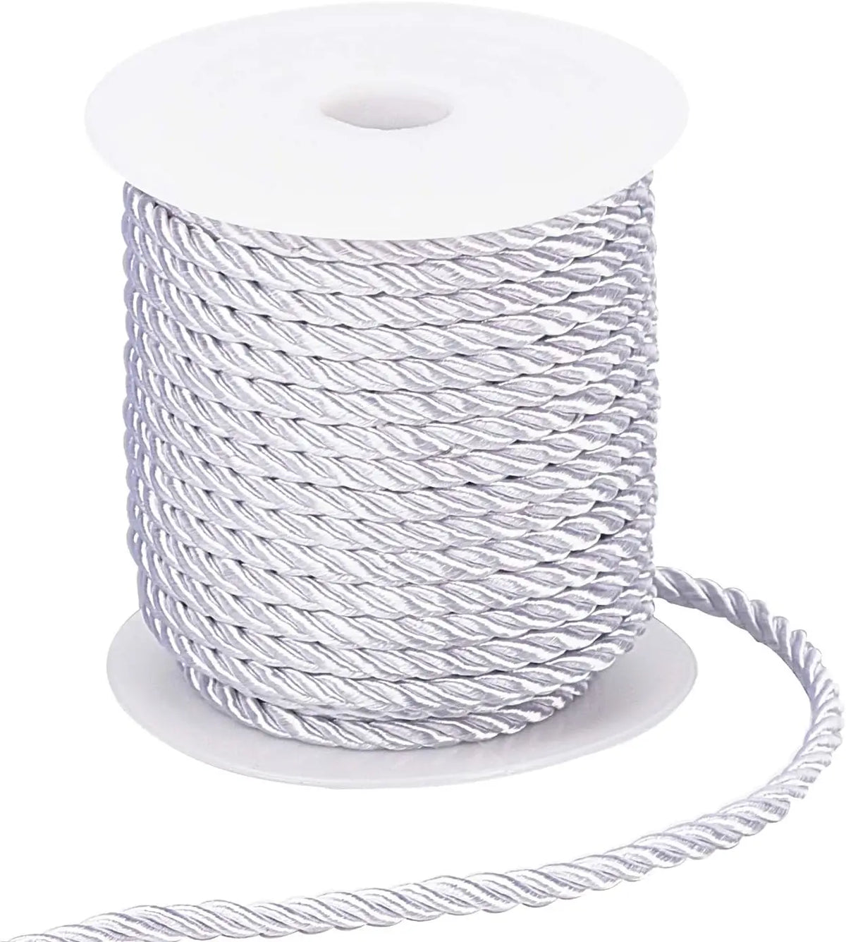5MM Twisted Cord Rope Trim Craft Decorative Polyester Rope Handmade Cording for Sewing Crafts Upholstery Home Decor 5m