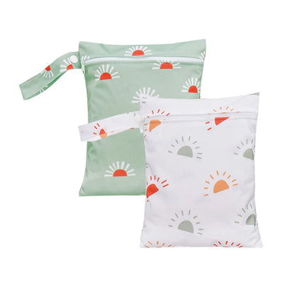 Elinfant 2pcs Waterproof Mini Storage Bag For Swimming,Beach&Gym,18*25cm Waterproof Diaper Bag,Wet Dry Bag