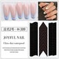 French Nail Art Sticker Crescent Smile Line French Pattern V-shaped Nail Decoration Decals