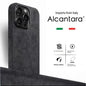 Real for Alcantara with Magsafe Case for iPhone 16 17 Pro Max 15 14 Luxury Magnetic Supercar Interior Leather Magnet Phone Cape