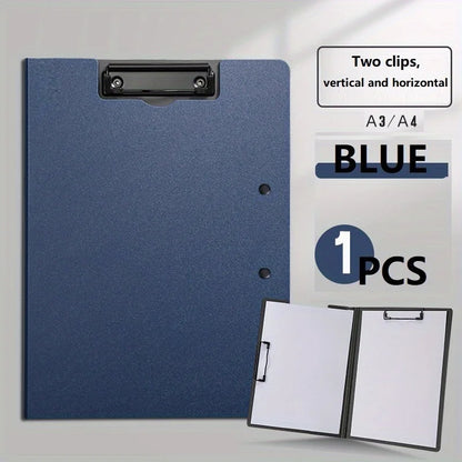 A4 Folders Board Test Paper Folder Data Storage Bag File Storage Documents Organizer Clipboard With Cover For Student Stationery