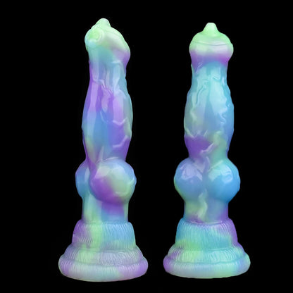 YOCY Long Horse Dildo Silicone Female Masturbator Knot Animal Anal Plug Butt Prostate Massager Stimulator Sex Toys For Couple