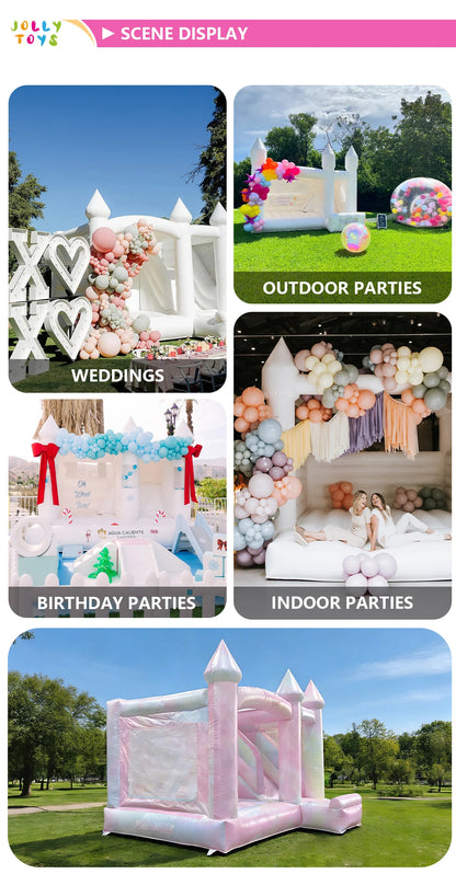 Tie Dye Toddler Bounce House Inflatable Wedding Bounce Castle Outdoor Bouncer Inflatable Tiedye Bouncer Combo House with Slide