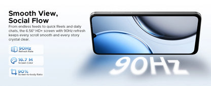 Global Version DOOGEE Note56X Pro Smartphone Android 16 Gemini AI 6.56'' Screen 6150mAh Battery Support Widevine L1 Mobile Phone