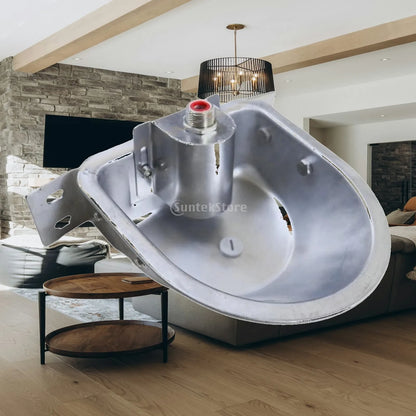 Rust Proof Stainless Steel Automatic Drinking Bowl Livestock Waterer Farm Animal Fountain for Dog Goat Pig Feeding