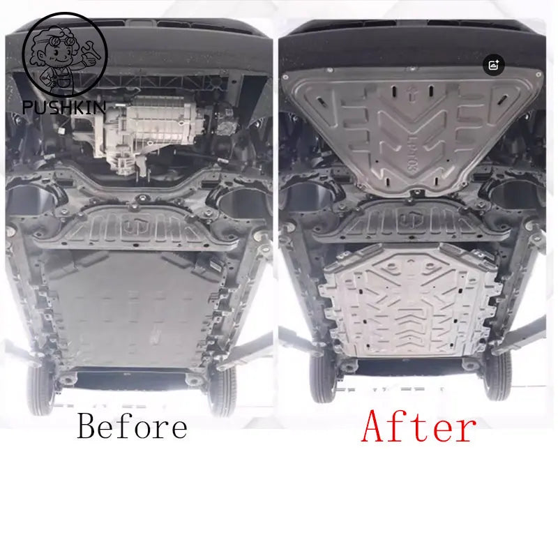 For Leapmotor T03 2026 2025 2024 Accessories Engine Guards Steel Alloy Plastics Engine Protection Device