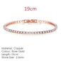 Fashion Multicolor Tennis Bracelet for Women 2.5/3/4/5mm Zirconia Charm Designer Tennis Chain Men Bracelet Wedding Jewelry KC128