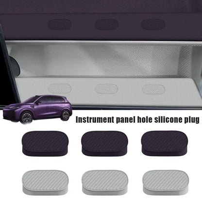3pcs Instrument Panel Hole Silicone Plug For Leapmotor B10 2025 2026 Hole Plug DIY Decoration Accessories Car Interior Decor