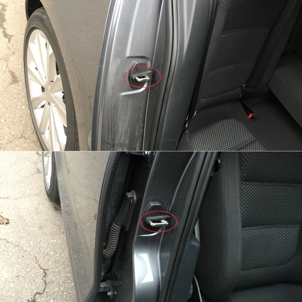 Car Sound Deadener Damper Door Lock Buffer Deadening Damping For Audi A4 B5 B6 B7 B8 B9 2000 2001 2002 2003 2004 2005 - 2019