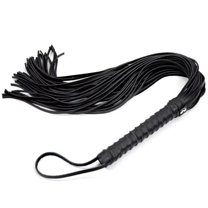 Genuine Leather Horse Whip, Flogger, Jump Bat | 68cm Long Dressage Training Whip for Equestrians | with Decorative Tassel and No