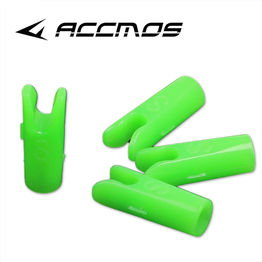60pcs DIY Plastic Arrow Pin Nocks Size L And Size S For ID4.2mm ID6.2mm 3.2mm  Arrow Shaft Archery Accessory