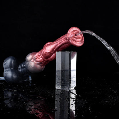 NNSX Horse Squirting Anal Plug Dildo Ejaculation Penis with Strong Sucker G-spot Stimulation Silicone Erotic Sex Toys For Woman