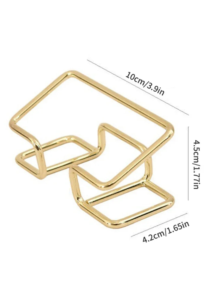 Business Card Holder Desk Bracket - Office Gift Display Cards Organizer - Stylish Business Card Holder for Desktop