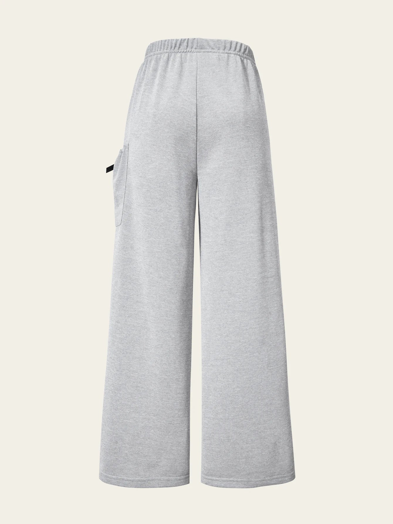 Girls' fashion casual trousers, girls' spring, summer, autumn and winter loose straight-leg pants with a kitten pocket design