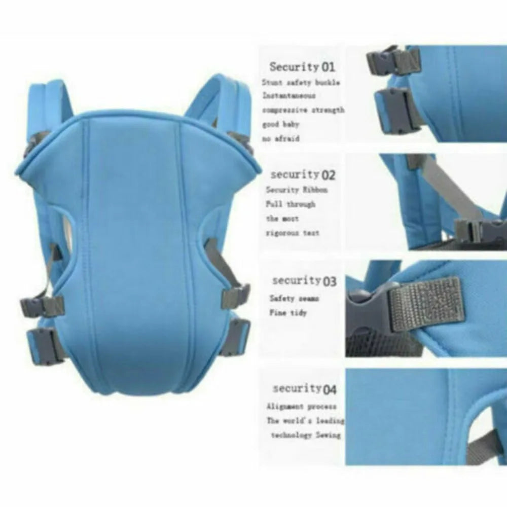 Adjustable Breathable Baby Carrier Backpack Breathable Front Facing Infant Comfortable Sling Backpack Pouch Wrap Baby Kangaroo