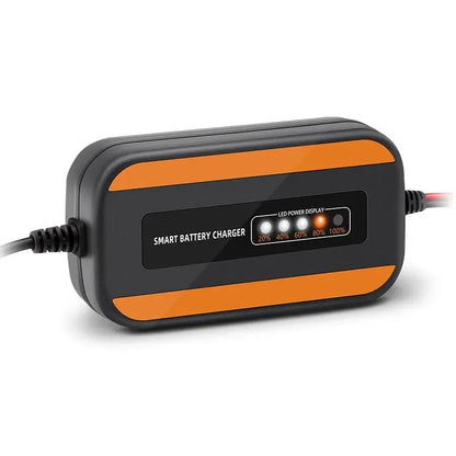 12V 6V Motorcycle Toy Car Battery Charger Mini Lead Acid Battery Charger 2A Full Automatic Charging Puls Repair for Auto Motorcy