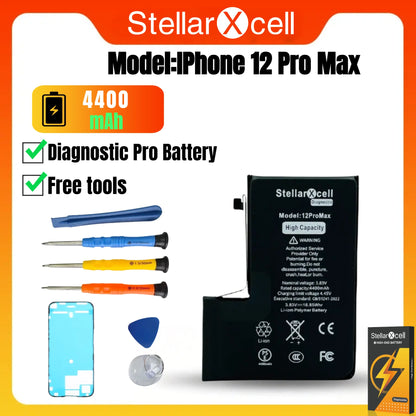 High Capacity Diagnostic Battery OEM TI BMS No Pop Up Message Run Diagnose for iPhone 12 13 14 15 Pro Max Pro Mini Plus
