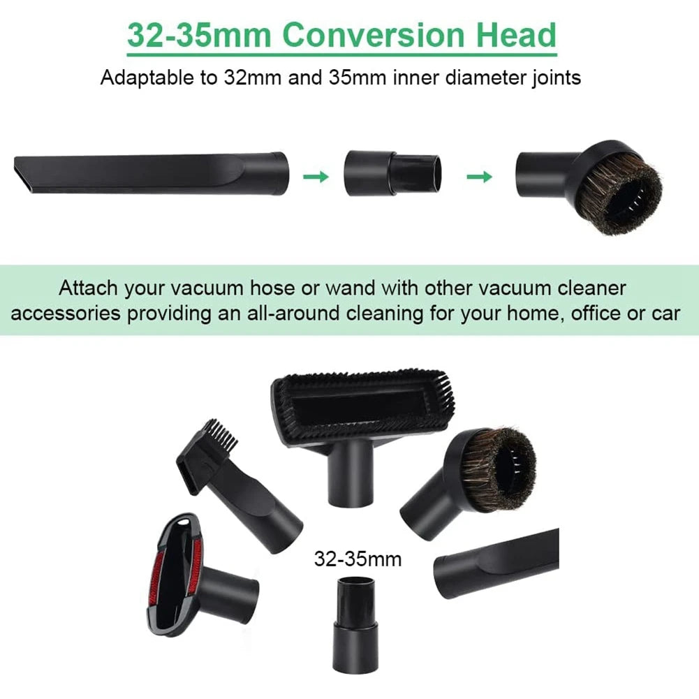 A09G-6-Piece Vacuum Cleaner Attachments, Universal Vacuum Attachments, for Karcher, Miele, Siemens, AEG, Bosch