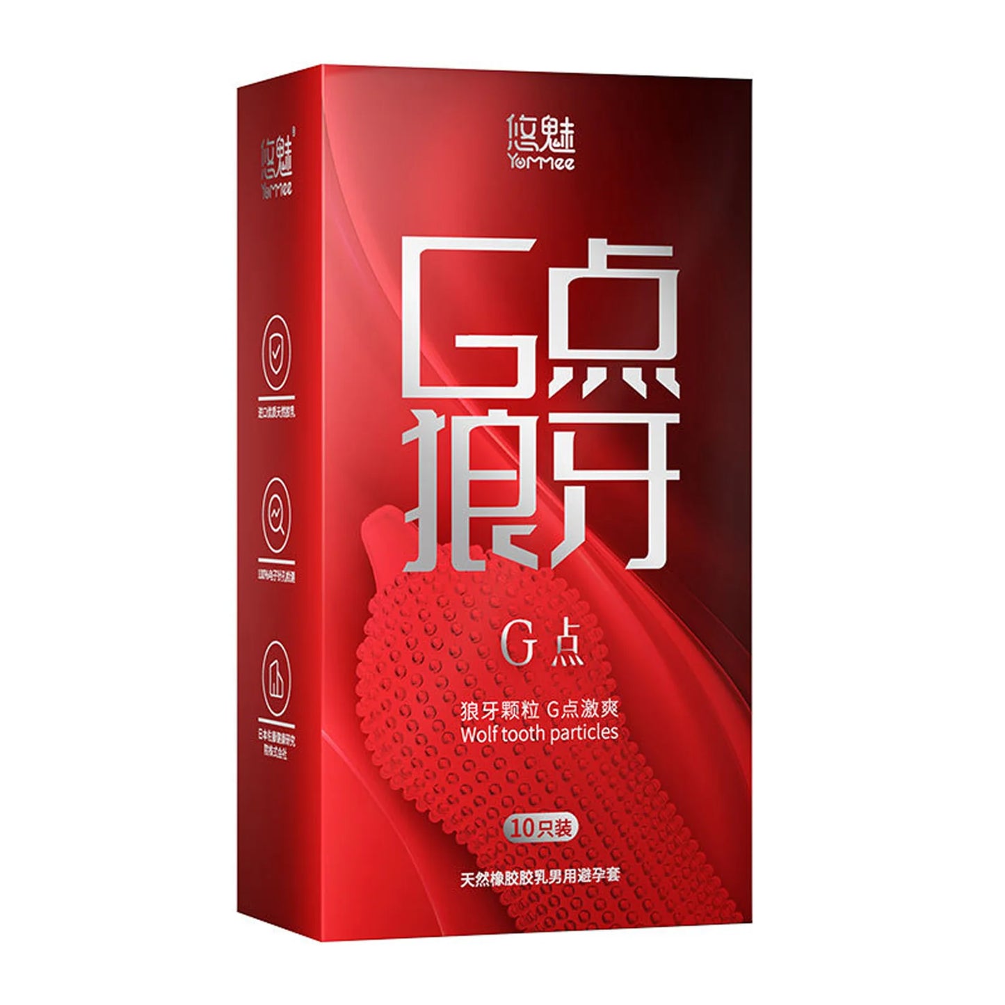 Unusual thin Condoms for couple Women G-spot Stimulation condom with mustache spike sleeve presentations Adult sex products