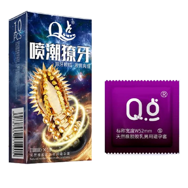 Extra Large Size 65mm Condoms Adults Toys For Men 10pcs XXL G-Spot Penis Sleeve Super Ultra Thin Smooth Condones Sex Products