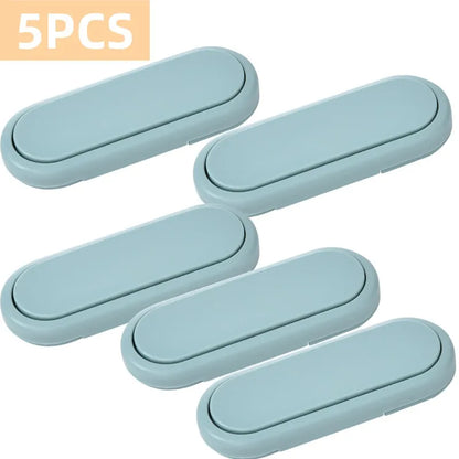 3/5/10Pcs Children's Drawer Safety Latch Cabinet Door Protection Baby Anti Pinch Hand Invisible Lock Opposite Door Wardrobe Lock