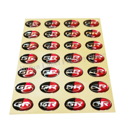 Custom Epoxy Resin Dome 3D Gel Sticker Transparent Shape Logo Personalized Waterproof  Self-adhesive Crystal Glass Label Clear