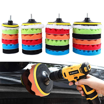 8Pcs Car Polishing Kit Polish Pad 3/7/5 Inch Car Polishing Disc Waxing Sponge Car Polisher Buffing For Car Polisher Accessories