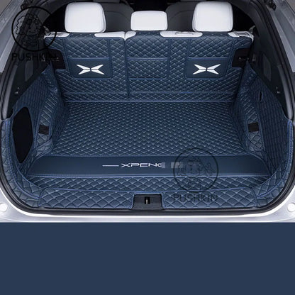For Xpeng G6 2026 2025 2024 Car Boot Mat Rear Trunk Liner Cargo Protection Leather Trunk Mat Interior Modification Accessories