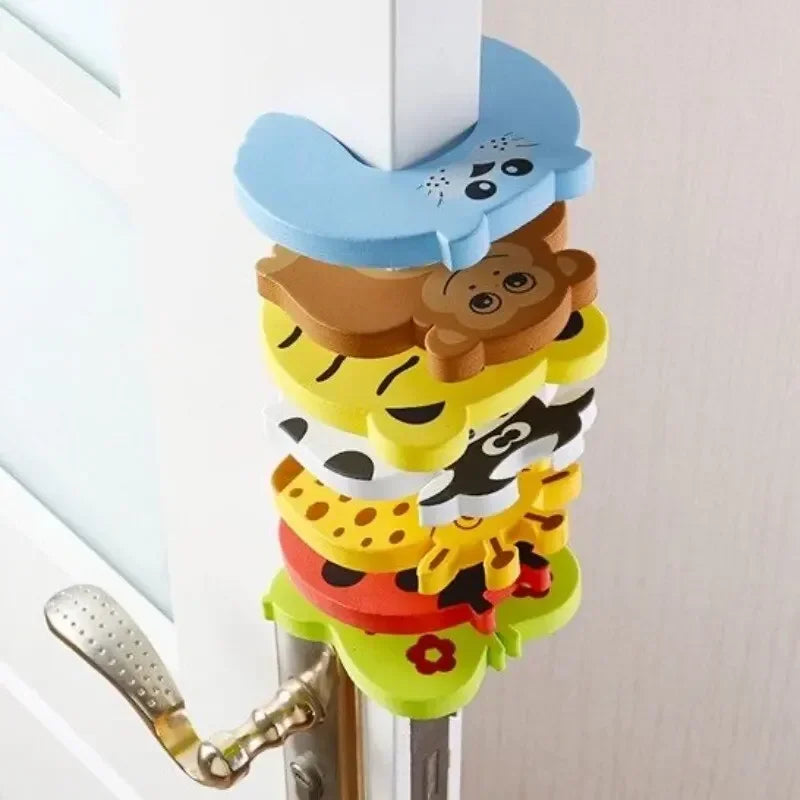 2/5pcs/Set Door Stopper DoorknobWall Protection Children Door Stopper Holder Shockproof Door Crash Pad Children Finger Protecter