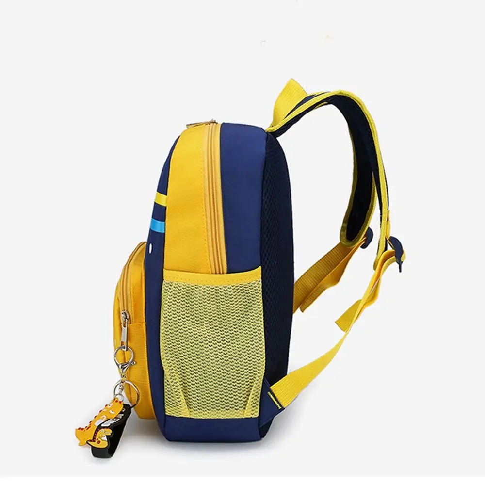Durable Cute Backpack Cartoon Dinosaur Waterproof Students Bag Kindergarten Large Capacity School Bag for Children
