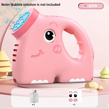 Elephant Electric Bubble Machine, Creating an Atmosphere for a Proposal, Stage Performance, with Lighting, Automatic Bubble Prod