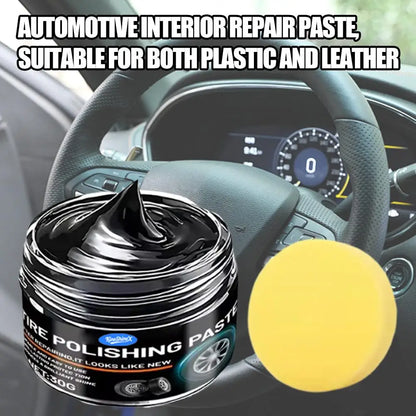 Car Interior Scratch Repair Cream Interior & Exterior Plastic Polishing Wax Black Interior And Dashboard Plastic Surface Repair