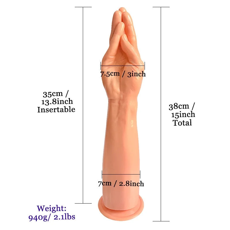 Fisting Hand Anal Plug Dildos Big Arm Butt Plug Anus Expansion Training Vaginal Stimulation Masturbatior Sex Toys for Women Man