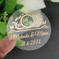 5CM Custom Name Wedding Sticker Personalized Design Your Label Candy Gift Box Birthday Party Seal Sticker Self-adhesive 50PCS
