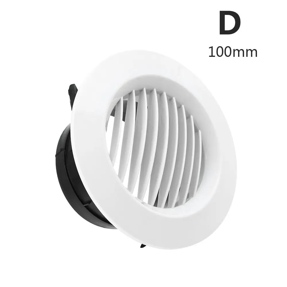 100/150mm Various Shapes Air Vent Extract Valve Grille Air Circulation Vents Cover Round Ducting Ventilation Cover Accessories