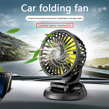 Mini Vehicle Cooling Device Adjustable 5/12/24V Car Air Cooler 2 Speed Automobile Vehicle Accessories
