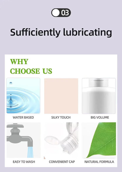 Anal Lubrication Water-based lubricant for Sex Session 200/400ml Love Gel Exciter for Women Lubricants grease Sex Shop