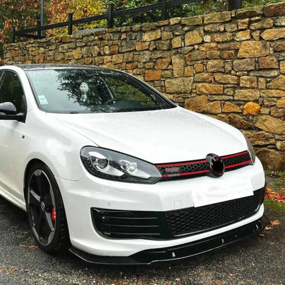 For VW Golf 6 MK6 GTI GTD 2010-2013 Car Front Bumper Splitter Lip Diffuser Body Kits Spoiler Guard Retrofit Accessories New